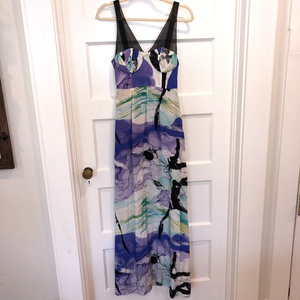 leifsdottir marble maxi dress - 2